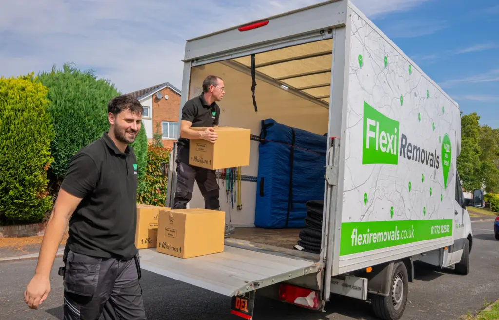 loading van on house move
